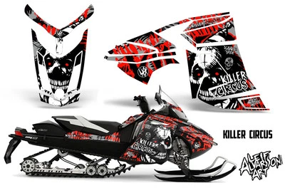 Decal Sticker Ski Doo Rev XR/GSX/MXZ Sled Snowmobile Graphics 2009-2015 CRCS R - Image 1 of 2