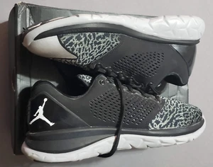 Jordan Trainer ST Black/White Wolf Grey Elephant Print Size 12.5 With Box *Rare* - Picture 1 of 6