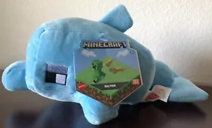 "Peluche de delfines Mattel Mojang Minecraft 11" ¡Nuevo con etiquetas! - Imagen 1 de 5