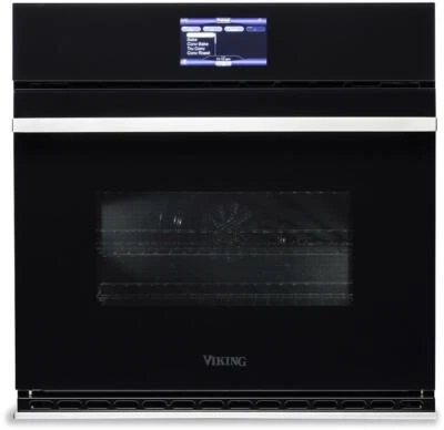 Viking MVSOE630BG Virtuoso Series 30" Horno Eléctrico de Pared Única en Vidrio Negro Foto 1 de 4