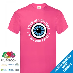 Camisetas para hombre serigrafiadas 3 colores diseño fruta del telar camisa al por mayor - Imagen 1 de 31