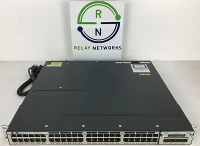 Cisco WS-C3750X-48PF-S 48-port 10/100/1000 PoE switch - Image 1 of 4