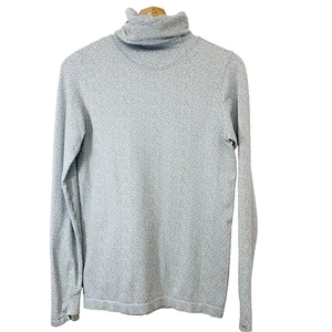 Athleta Base Layer Top Medium Rollkragen Kapuze grau Activewear Reise Arbeit Freizeit - Bild 1 von 9