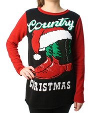 Ugly Christmas Sweater Company Women's Country Xmas - Size Large
