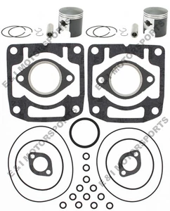 1993 Arctic Cat Cheetah 440 L/C SPI Pistons Top End Gasket Kit Std Bore 68mm - Picture 1 of 24