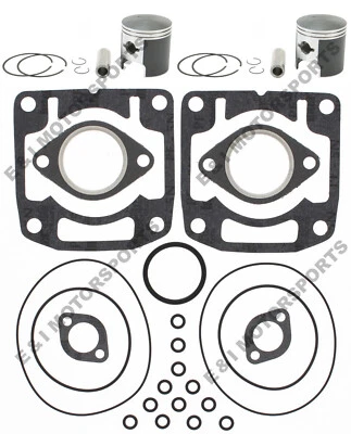 Arctic Cat Cougar 440 SPI Pistons Top End Gasket Kit 68mm 1991 1992 1993 1994 - Image 1 of 4