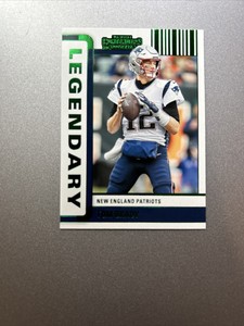 2022 Tom Brady Green Legendary Insert New England Patriots Card# LGD-TBR