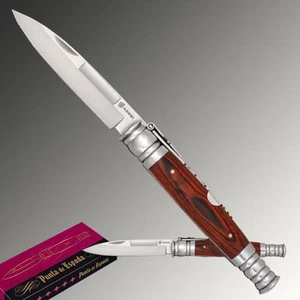 NAVAJA CLASICA PUNTA ESPADA ACERO INOX. HOJA DE 7 CM CAZA, CAMPING - Imagen 1 de 1