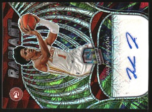 2021-22 Panini Spectra Radiant Signatures Meta #30 Jalen Johnson Auto /25