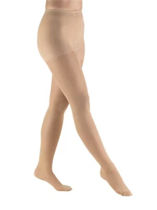 TruSheer 20-30 mmHg Compression Pantyhose Hosiery Support Tights Beige Small - Picture 1 of 3
