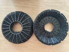 Set of two charcoal filters for compatible Silverline kitchen ventilators KUL3