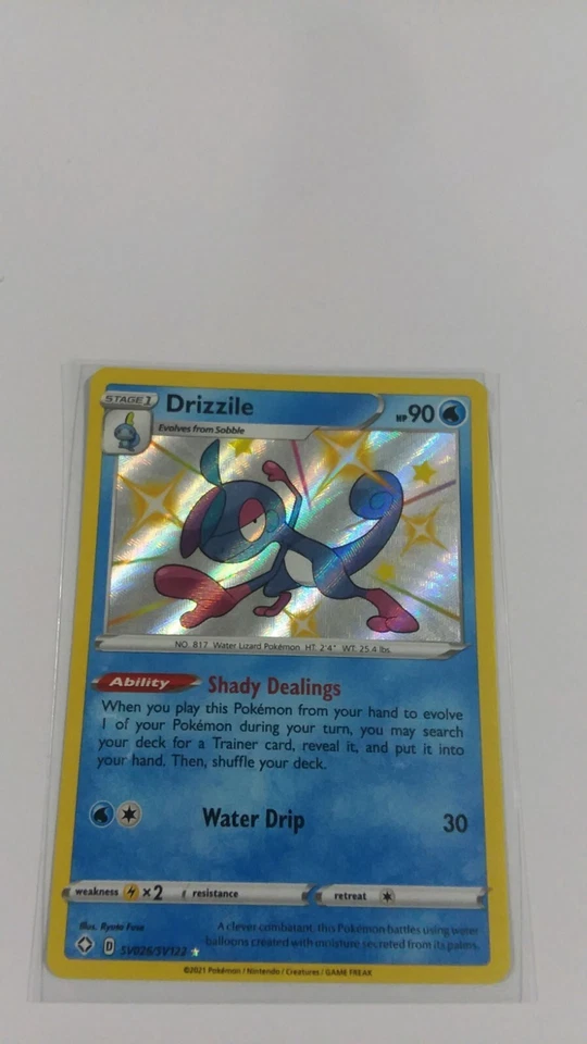 Pokémon TCG Shining Fates - Drizzile [Shiny Holo Rare] #SV026/SV122 -NM - Image 1 of 1