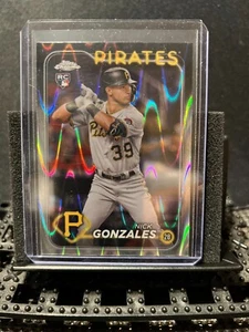 Nick Gonzales RC 2024 Topps Chrome - RayWave Refractor - #72 - Pirates - Picture 1 of 2