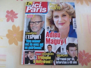 ICI PARIS N°3472 18 JANV 2012 ROSY VARTE ERIC CHARDEN JEAN DUJARDIN A9 - Imagen 1 de 1