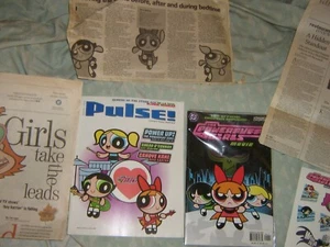the PowderPuff girls comic book 2002 pulse mag and clippings - Picture 1 of 7