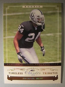 *18/25* 2006 Donruss Classics Timeless Tributes GOLD #157 Michael Huff RC - Picture 1 of 3