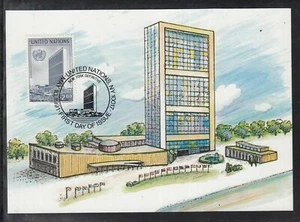 US ) beautiful Maximum Card UN New York 1991 - Definitive Series - Picture 1 of 1