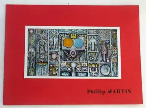 Phillip Martin. Gemälde, Gouache Studio, Collagen 1962-1963. Auktionen das Geschlecht, - Bild 1 von 3