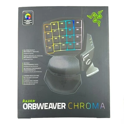 Factory Sealed Razer Orbweaver Chroma Mechanical Gaming Keypad - Image 1 of 4