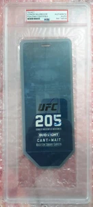 Conor McGregor PSA/DNA Signed Autograph UFC 205 NYC MSG Hologram Ticket RARE - Picture 1 of 4