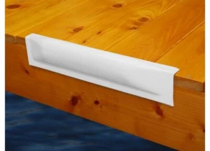 Taylor Made 46082 Dock Side Straight Bumper 18" White - Dock Pro Marine Vinyl - Picture 1 of 2