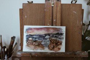 Canyonlands National Park 9x6"Original Painting in watercolor by JJ - Picture 1 of 8