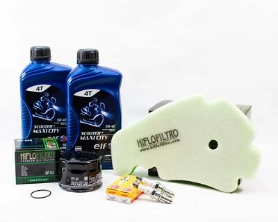 GAZOOBIKE Kit Révision Filtres Bougies PIAGGIO MP3 500 LT ie Sport ABS de 2014 à 2016 ELF