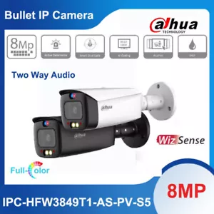 Cámara PoE Dahua 8 MP audio bidireccional a todo color SMD4.0 TiOC3.0 IPC-HFW3849T1-AS-PV-S5 - Imagen 1 de 8