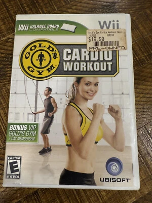 Gold's Gym Cardio Workout (Nintendo Wii, 2009) - CIB w/ Manual *FREE SHIPPING* - Image 1 of 3