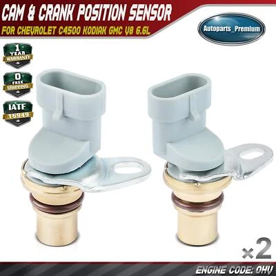 Sensor de posición del árbol de levas y cigüeñal para Chevrolet C4500 Kodiak GMC V8 6,6 L OHV Foto 1 de 4