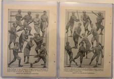 1922 SPALDING CINCINNATI REDS ED ROUSH HEINIE GROH  Hof Team Photos 5" x 7"