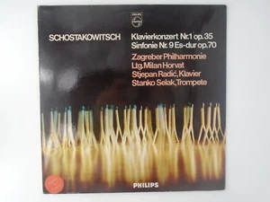 SCHOSTAKOWITSCH piano concert 1 symphony 9 RADIC HORVAT Philips NM - Imagen 1 de 3