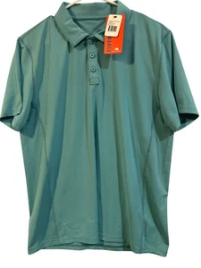 The Normal Brand Shirt Herren M Performance Polo Kurzarm Türkis Neu mit Etikett NEU - Bild 1 von 7
