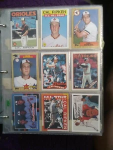 LOTE DE (9) TARJETAS DE BÉISBOL principalmente Cal Ripken. tienda de sellos de sal. - Imagen 1 de 4