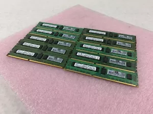 Samsung 20GB Kit 10x2GB 2Rx4 PC3-10600R-09-10-P0 Server RAM M393B5673EH1 - Picture 1 of 7