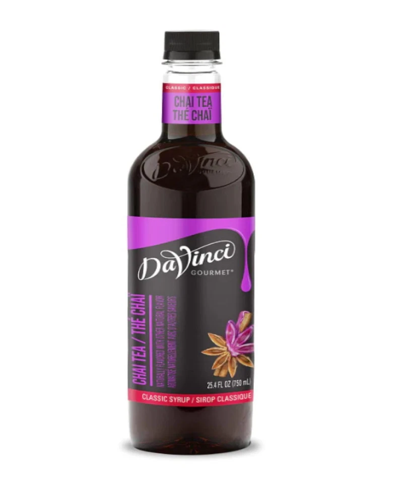 Davinci Gourmet Chai Tea Syrup 750 Milliliter 4 per case