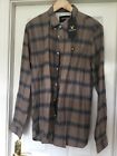 Brand New Mens Lyle & Scott XL 46 Inch Chest Brown Check Casual Shirt 