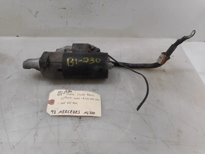 1998 MERCEDES ML320 ENGINE STARTER BOSCH W/ POWER CABLE A1635400130 - Image 1 of 3