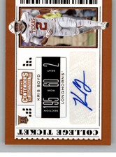 2019 Panini Contenders Draft College Ticket Autos Football Cards Pick From List