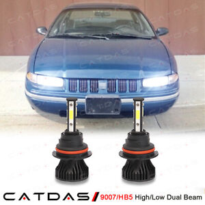 For Chrysler Concorde 1993-1997 6000K 9007 LED Headlight High/Low Beam Bulbs Kit