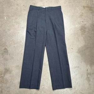 Vintage 80er Jahre Bundfaltenhose Wolle 32x30 grau kariert - Bild 1 von 5