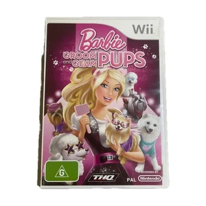 Barbie Groom & Glam Pups Game Nintendo Wii PAL With Manual - Picture 1 of 6