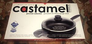 NEW Megaware Ceramic 10”Deep Frypan W/Lid Spain Induction Gourmet Collection