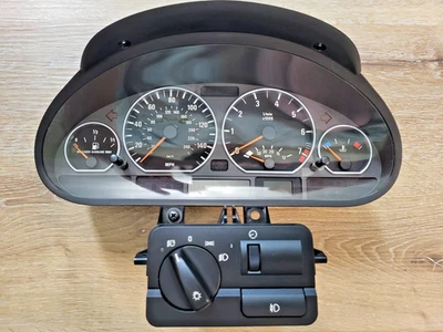 Cuadro de instrumentos BMW E46 330Ci ZHP medidores con LCM 7905494 OEM 86 k millas a juego Foto 1 de 4
