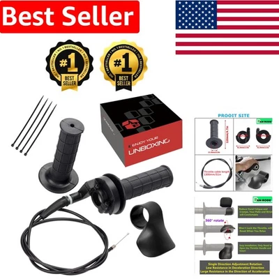 Mini Bike Throttle Assembly & Cable for Enhanced Performance - 51 Inches - Image 1 of 4