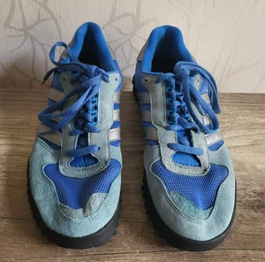 2009 Adidas Marathon TR Retro 033250 Schuhe Sneaker Blau UK 11 / EUR 46 - Picture 1 of 8