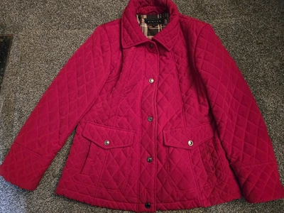 Giacca Women's Long Sleeve Jacket Large Red Button Closure - Image 1 of 4