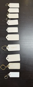 Coach Hangtags 10 Stück Weiß - Bild 1 von 5