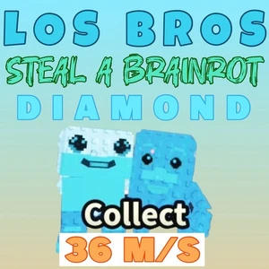 Steal A Brainrot - Diamond Los Bros (1 pieza) - Imagen 1 de 2