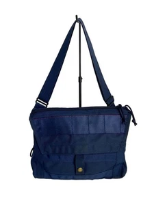 BRIEFING SHOULDER BAG -- Navy Used - Picture 1 of 9